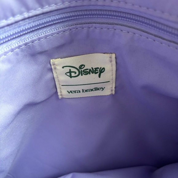 Vera Bradley Disney Original Hipster Mickey Mouse Kaleidoscope Lavender Like New - Picture 9 of 16